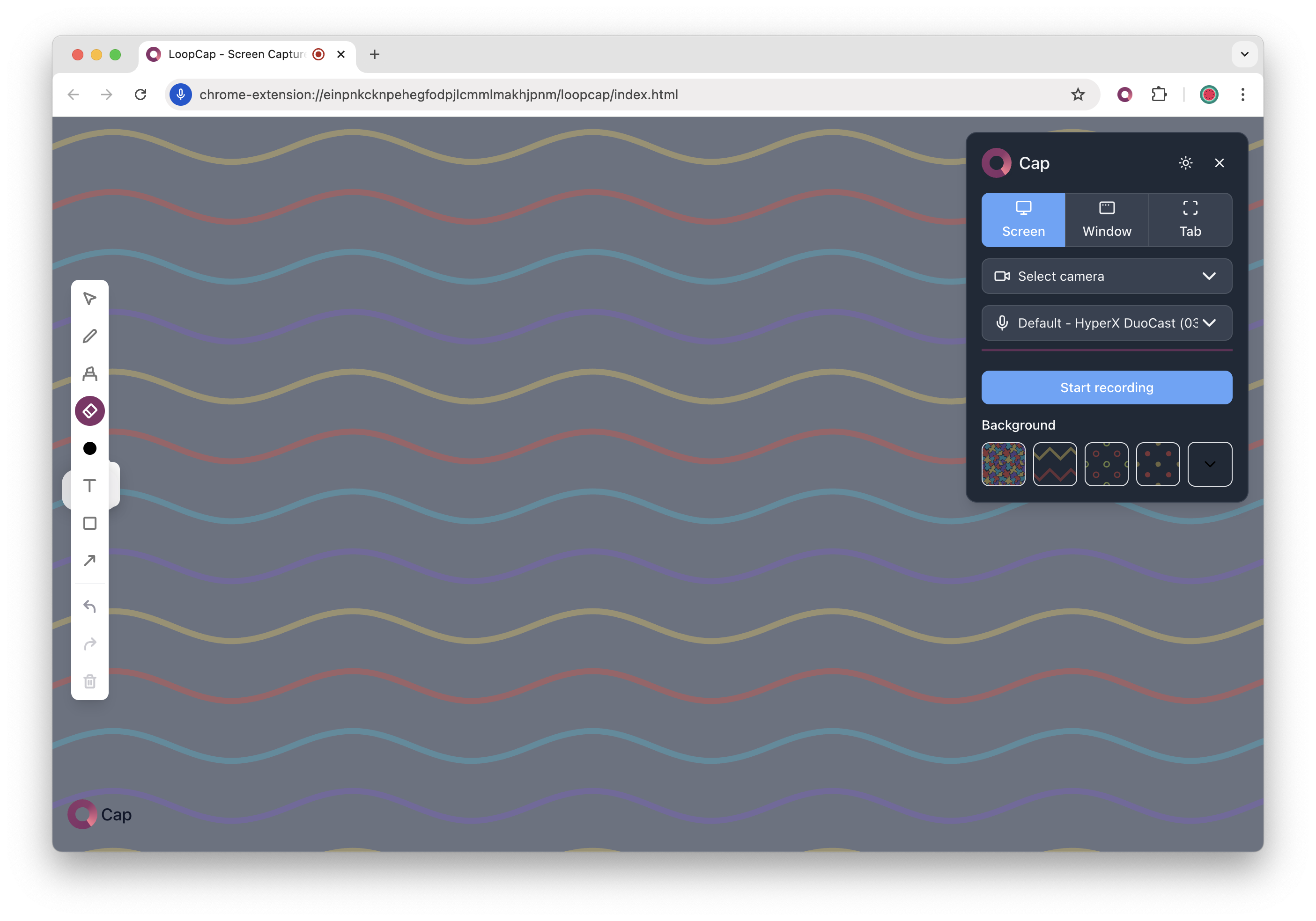 App screenshot